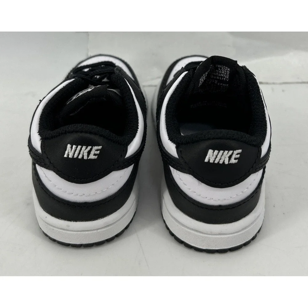Nike Dunk Low Panda CW1589-100 Sneakers Black And White Toddler Size 4C NEW
